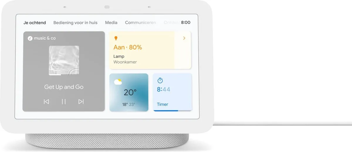 Google Nest Hub 2e generatie GA01331-FR - Chalk