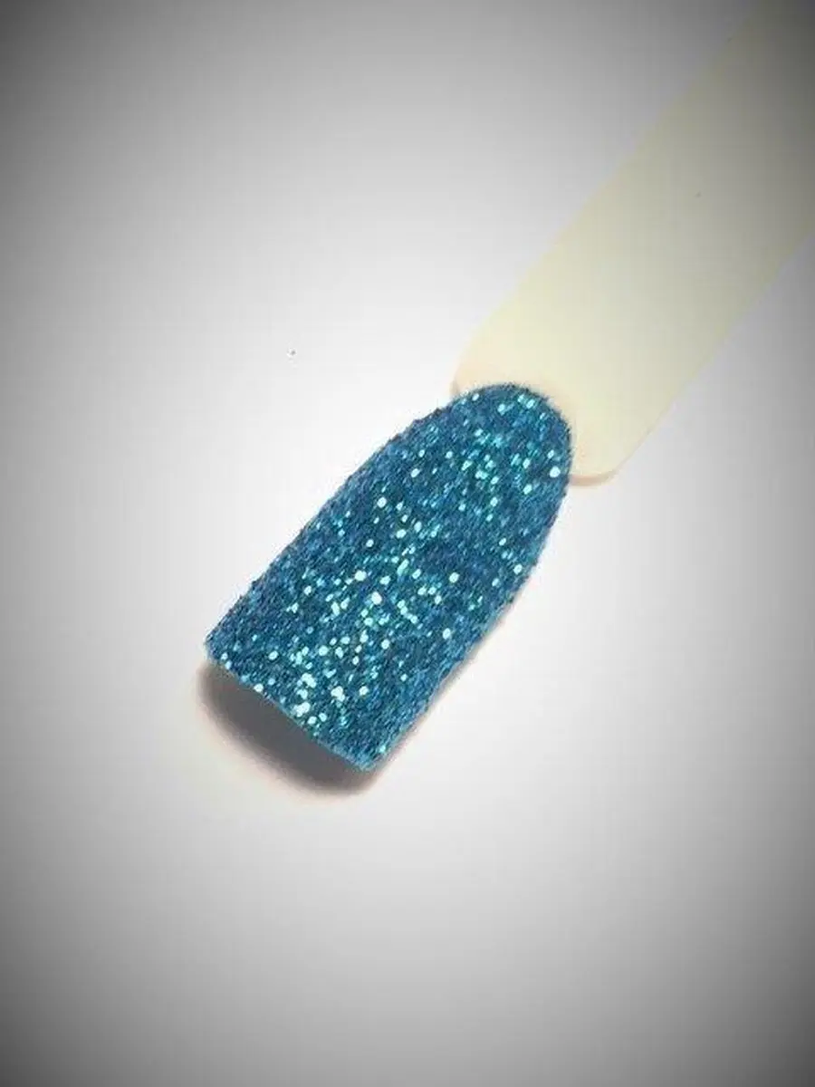 Korneliya Crystal Sugar 412 Nagel Glitter - Aqua Blauw