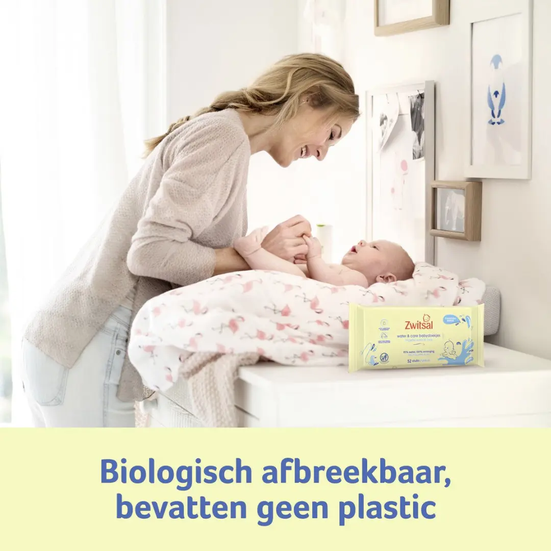 Zwitsal Billendoekjes Water & Care 2496 Stuks