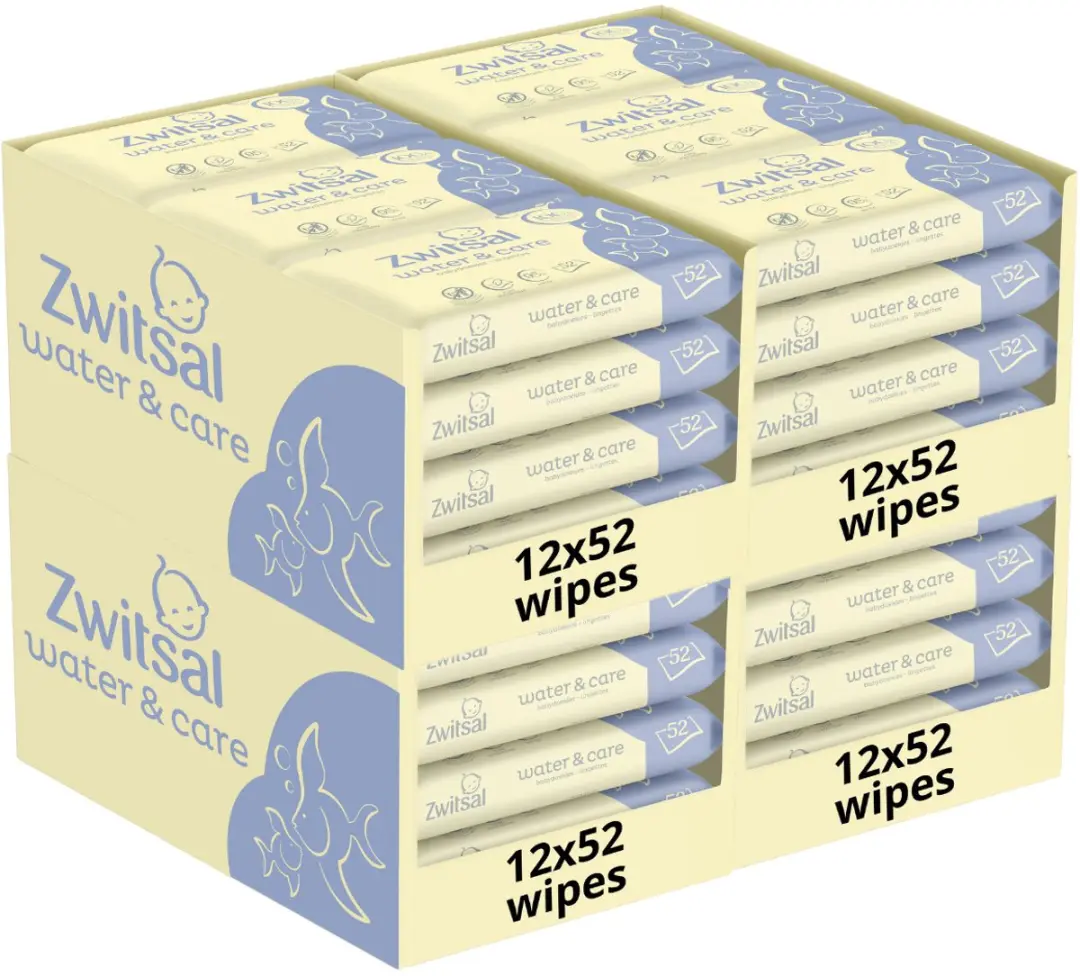 Zwitsal Billendoekjes Water & Care 2496 Stuks