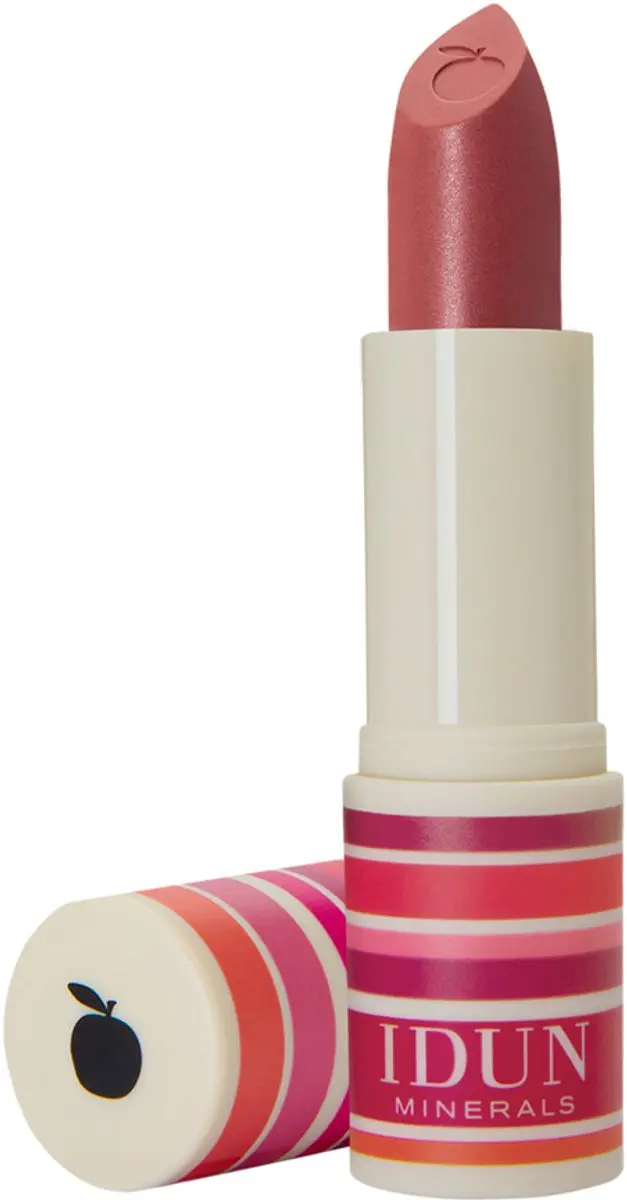 Idun Minerals Lippenstift Junfrubär Mat - Roos/Bruin