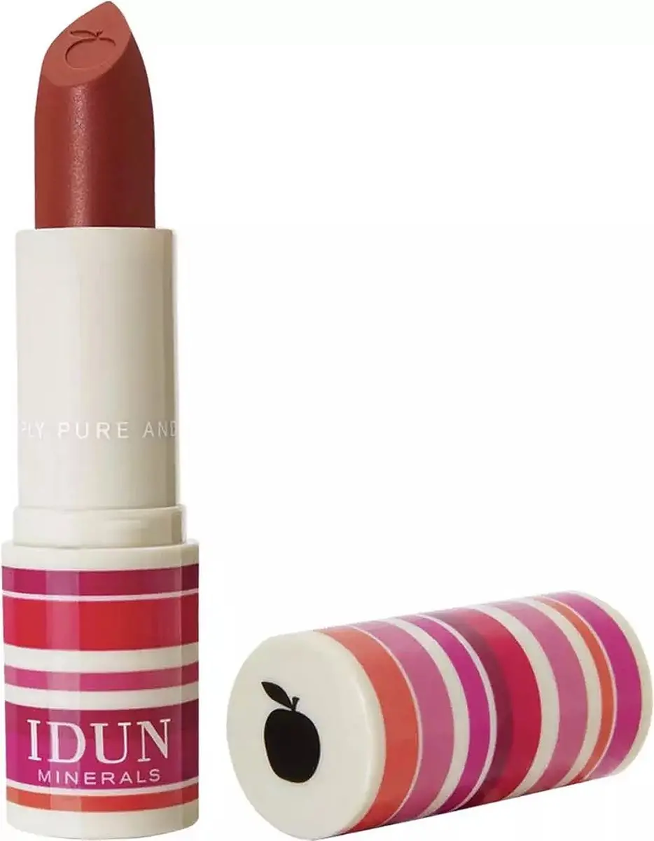 Idun Minerals Lippenstift Junfrubär Mat