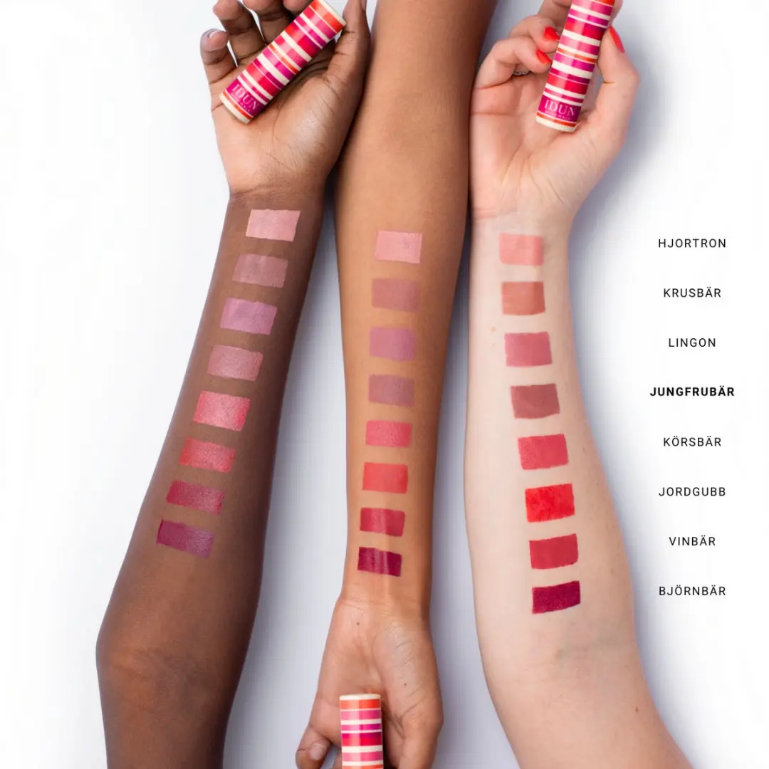 Idun Minerals Lippenstift Junfrubär Mat - Roos/Bruin