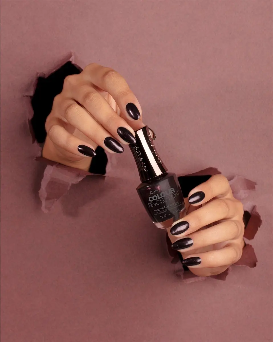 Artistic Nail Design Colour Revolution 'Outside the Lines' Nagellak - 15ml - Donkerrood