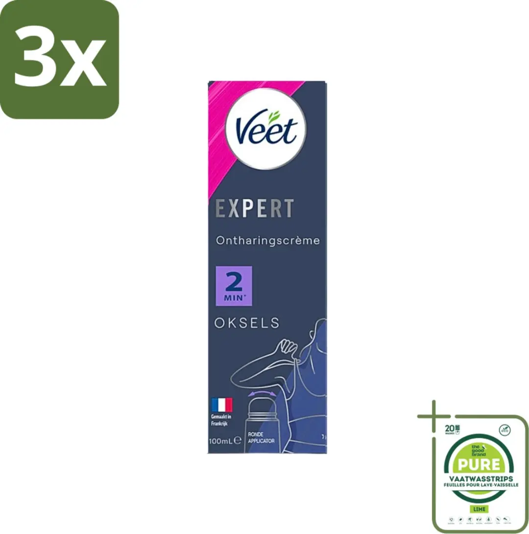 Veet Expert Ontharingscrème Oksels 300ml - 3 Stuks