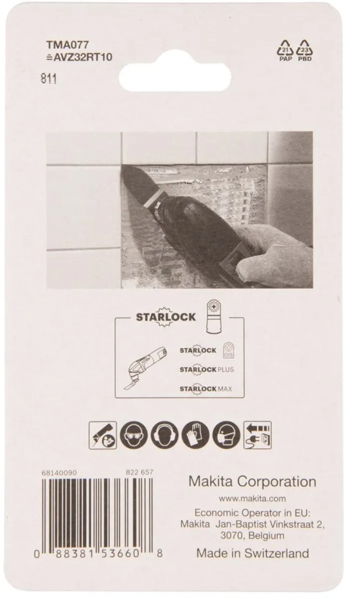Makita TC/HM Segmentschaafblad 32x50 K100 - B-65109