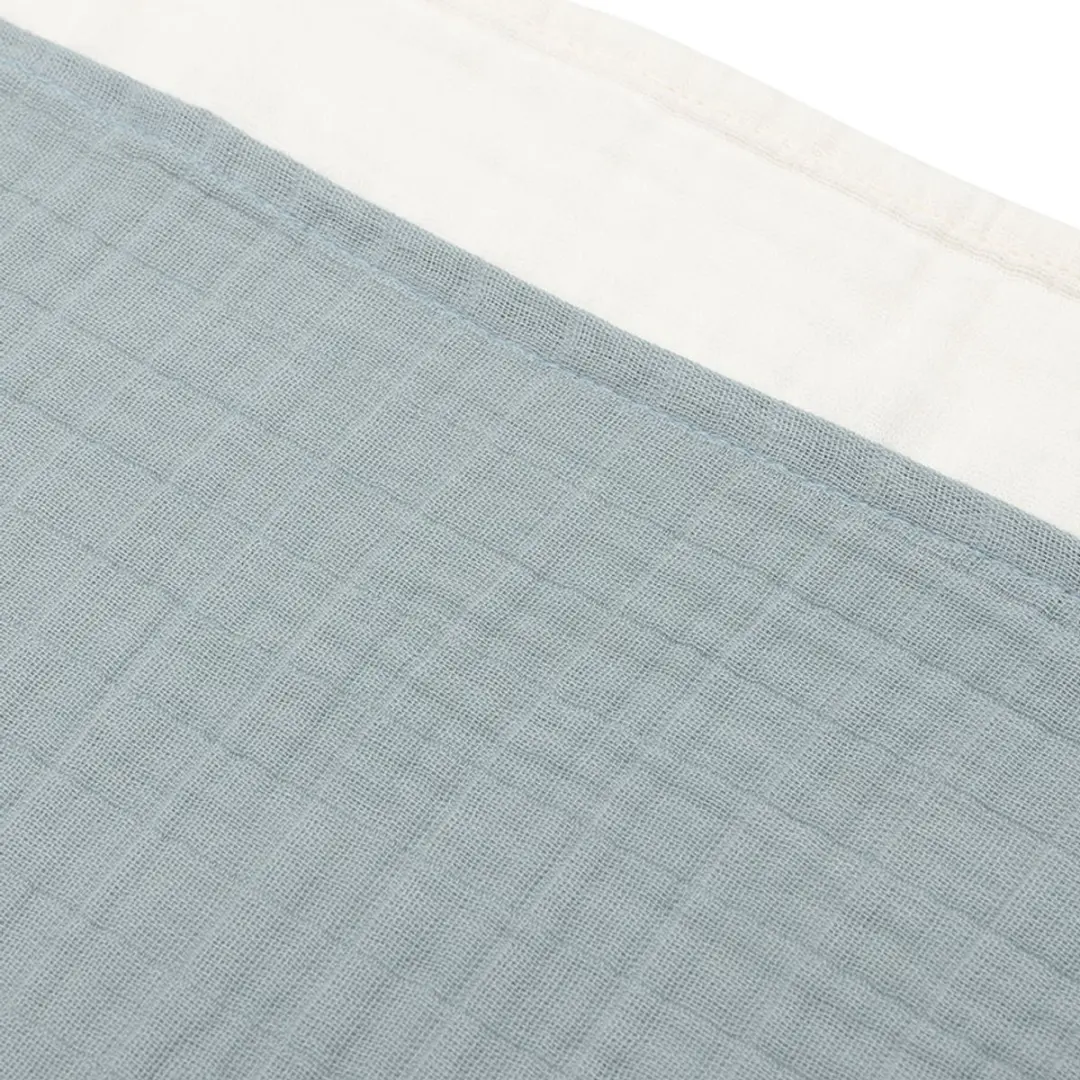 Jollein Hydrofiele Doek Small 70x70cm - 4 Stuks - Sea Green - afbeelding 6 van 6