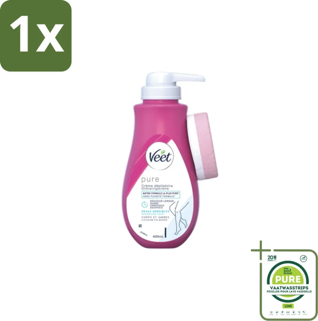 Veet Ontharingscrème Pure Gevoelige Huid 400ml