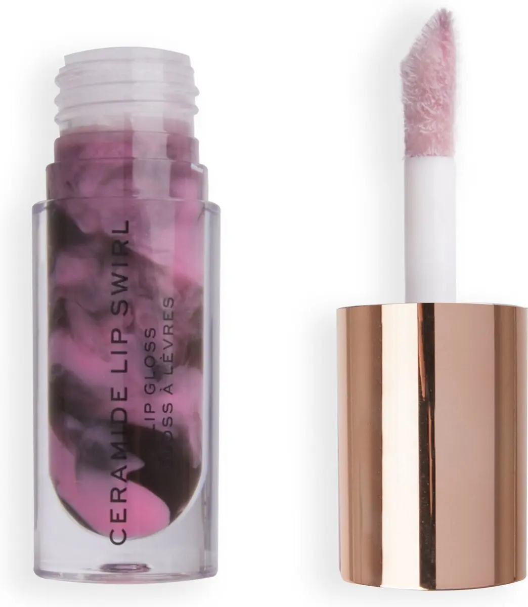 Makeup Revolution Lip Swirl Ceramide Gloss Cherry Mauve