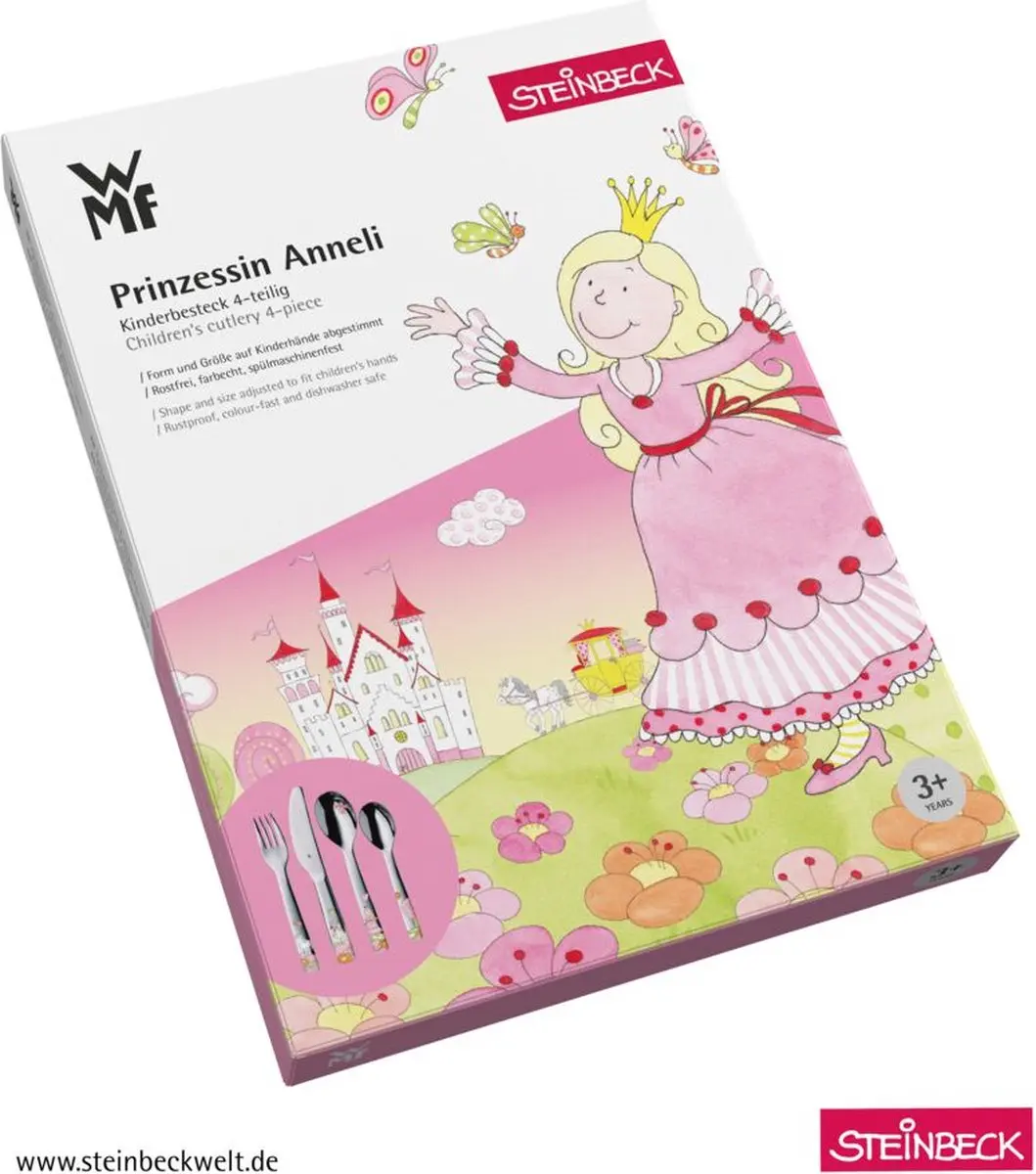 WMF Princes Anneli Kinderbestekset 4-delig - Zilver