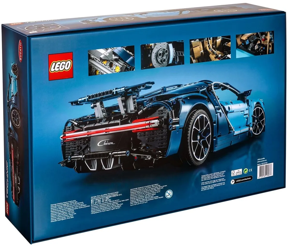 LEGO Technic Bugatti Chiron 42083 - 3599 Stukken - afbeelding 3 van 6