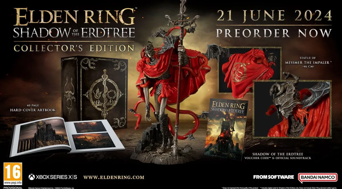 Bandai Namco Elden Ring Shadow of the Erdtree Collector's Edition