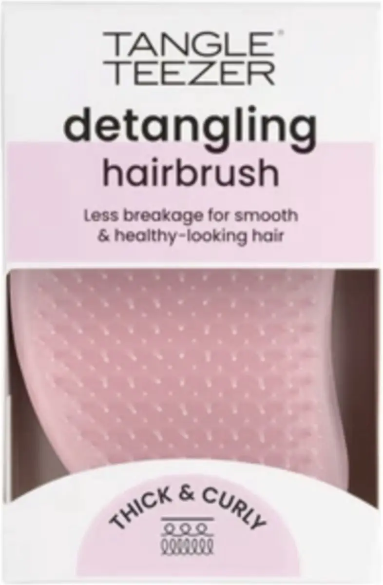 Tangle Teezer Compact Styler Borstel - Dik & Krullend Haar - Roze