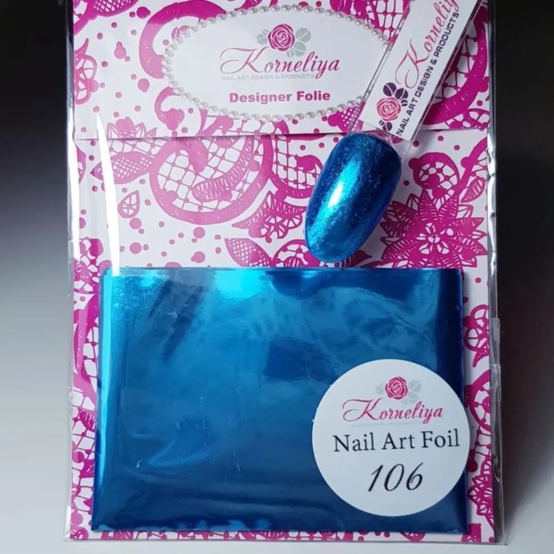 Korneliya Nailart Folie Licht Blauw