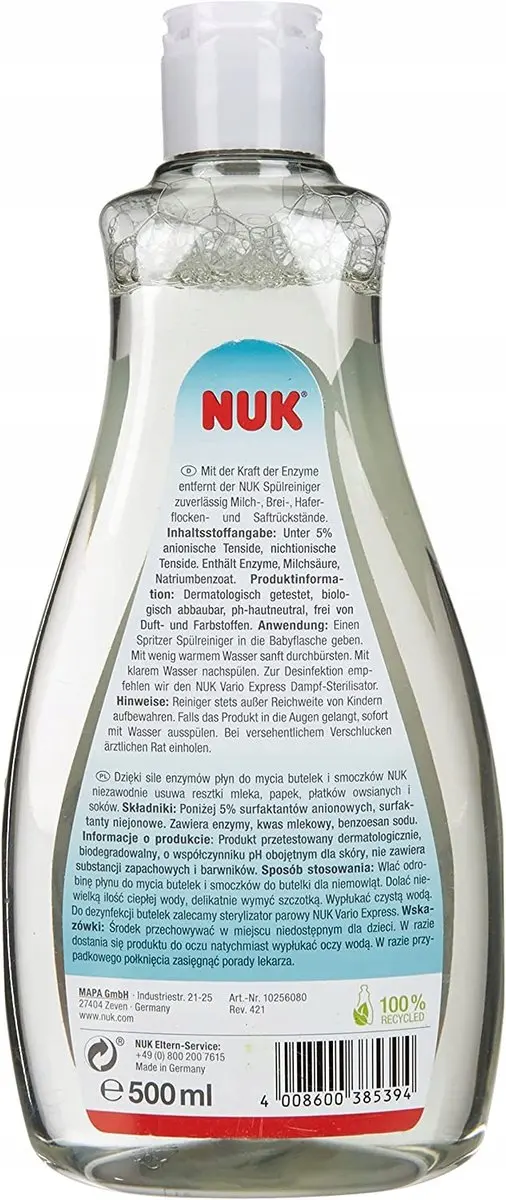 NUK Afwasmiddel Babyflessen 500ml