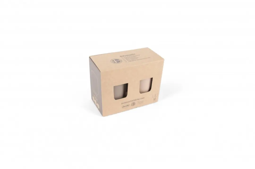 Dantoy Bioplastic Bekerset 2-delig - Meerkleurig