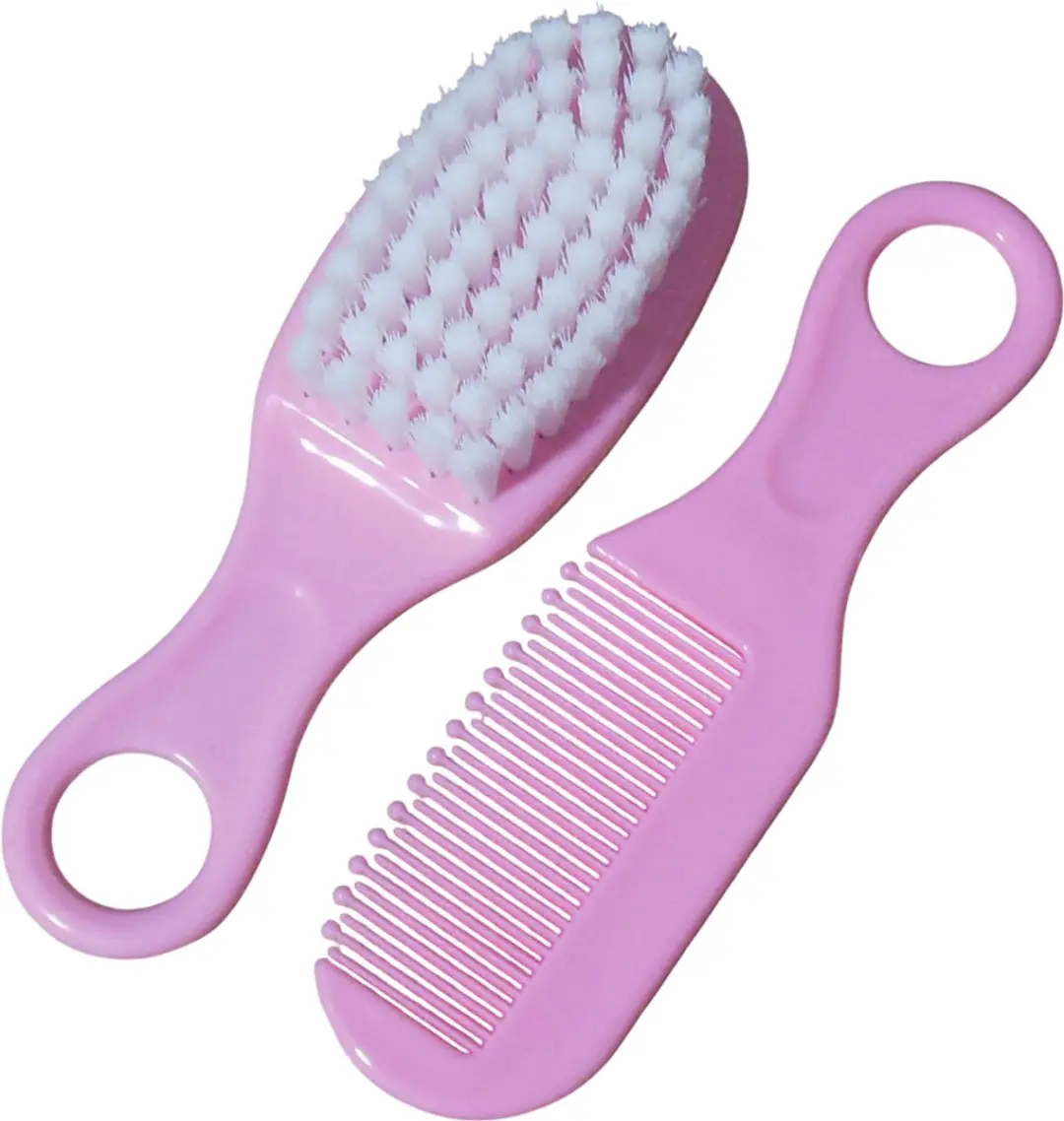 Hairmode Baby Borsteltje & Kammetje Roze