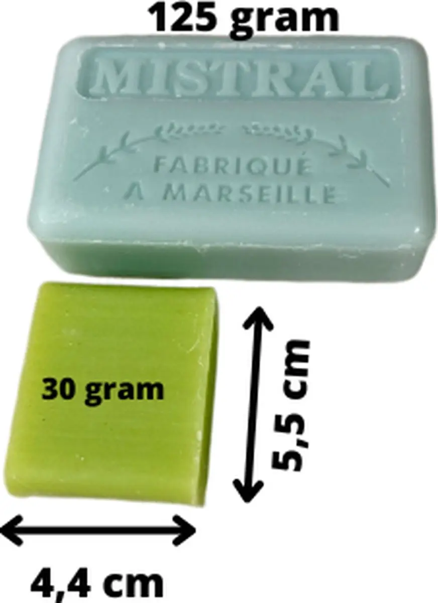 Savon de Marseille Hartjes Lavendel Zeep 6 Stuks - 370g