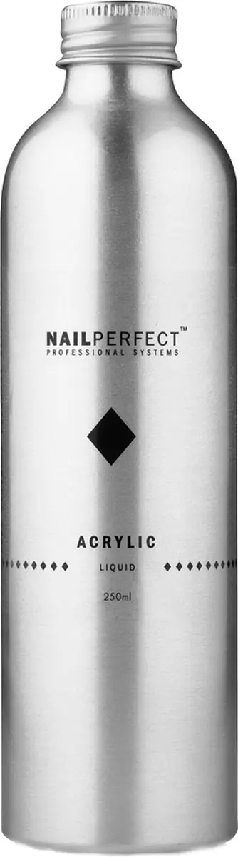 Nail Perfect Acrylic Liquid 250ml - Zwart