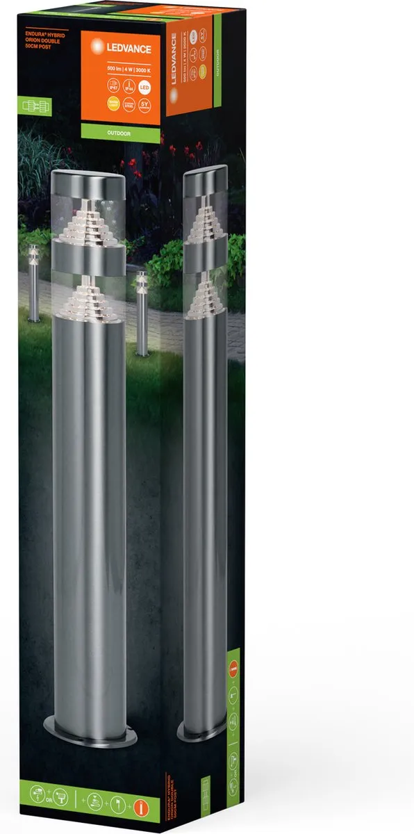 LEDVANCE Endura Hybrid Orion Double Buitenlantaarn 4W 340lm - Wit