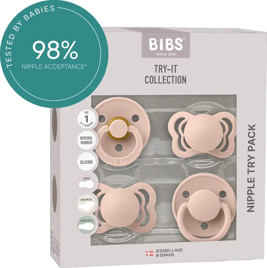 BIBS Speen Proefpakket 4 Stuks