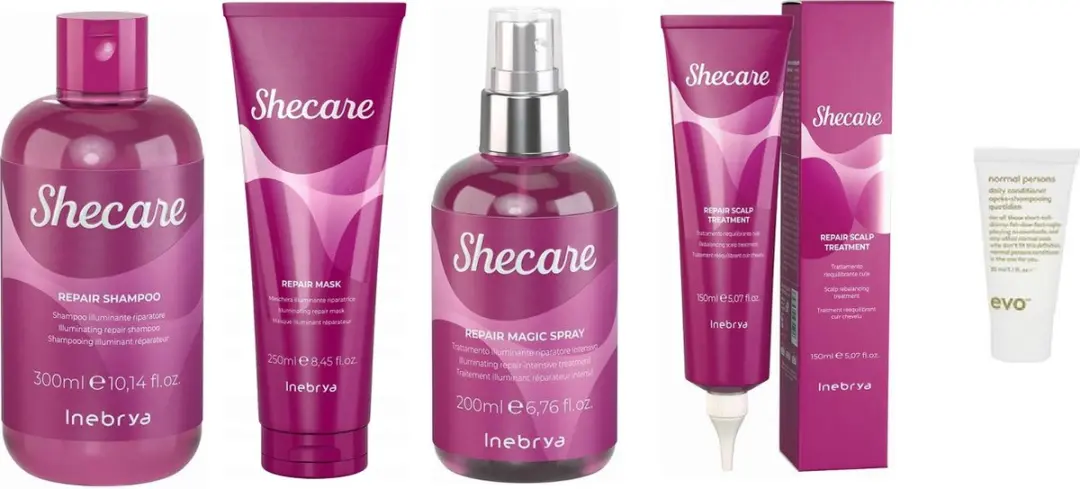 Inebrya Shecare Repair Shampoo & Spray Set