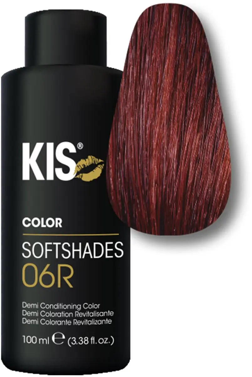 KIS Softshades 06R Kleurspoeling 150ml - Donker roodblond