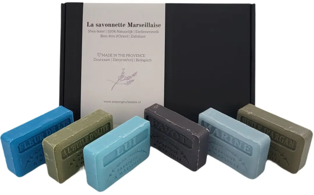 Savon de Marseille Zeep Fleur de Lys Set