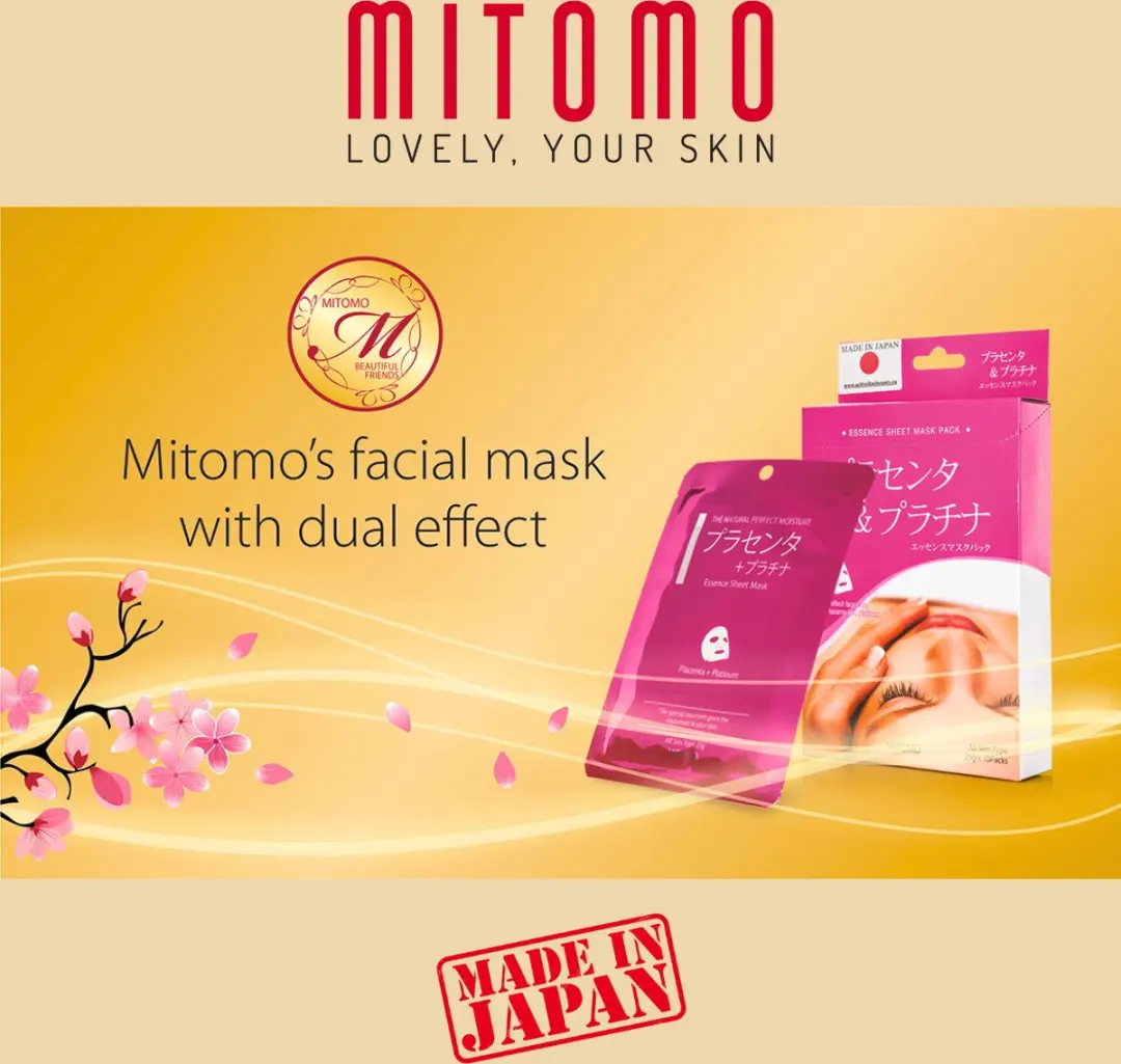 Mitomo Placenta & Platinum Gezichtsmasker - 6x25g