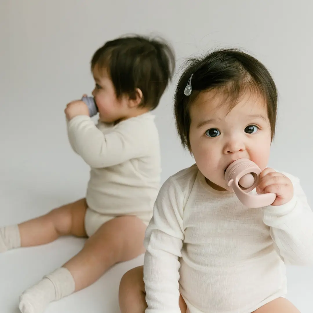 BIBS Baby Feeder Blush - Siliconen Speentjes 2 Stuks - afbeelding 6 van 6