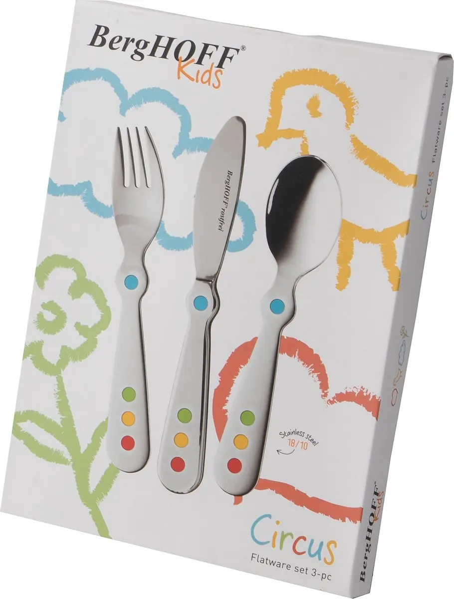 BergHOFF Essentials 3-delig Bestekset Circus - Metaal