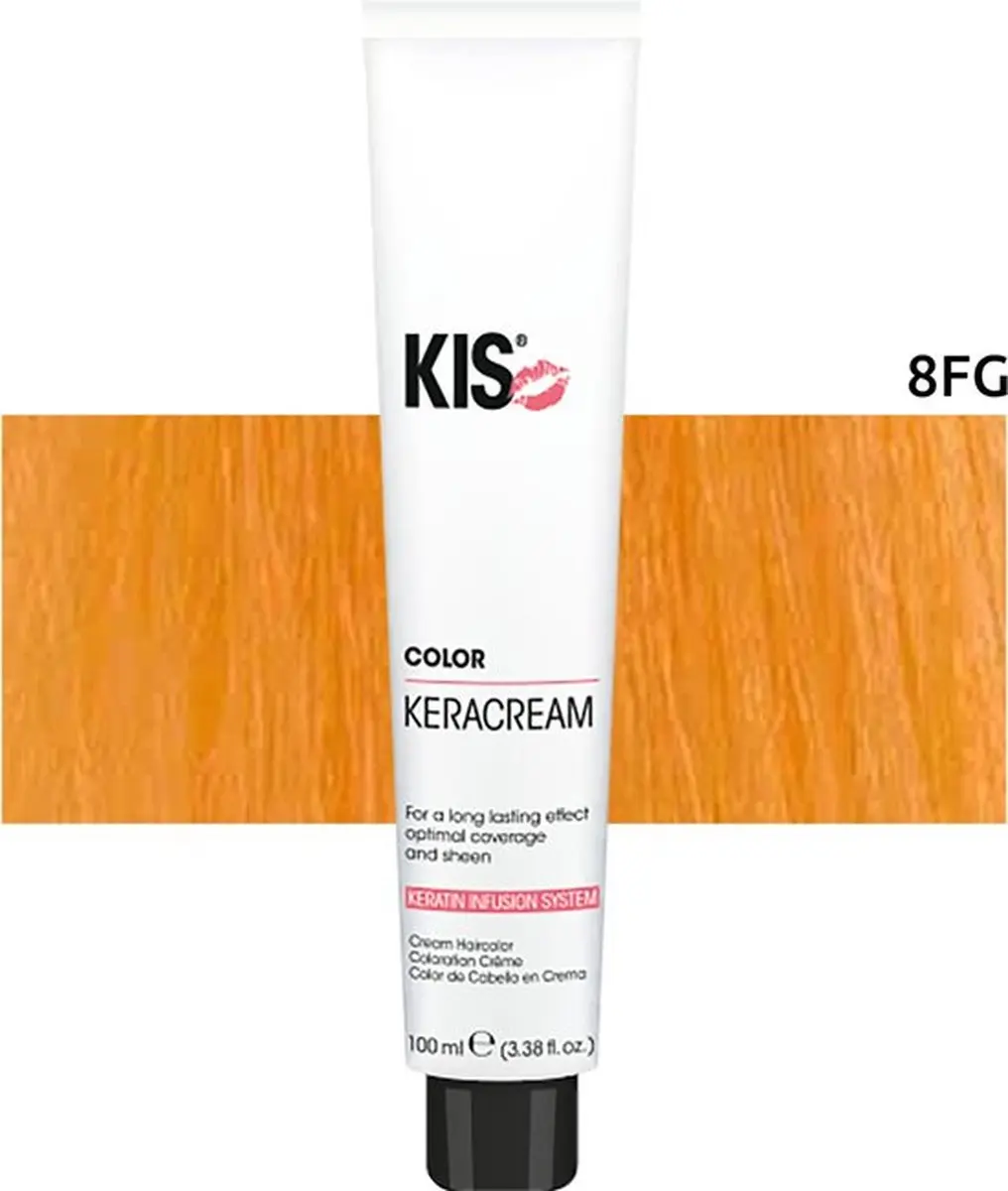 KIS KeraCream Color 100ml - Oranje 8FG
