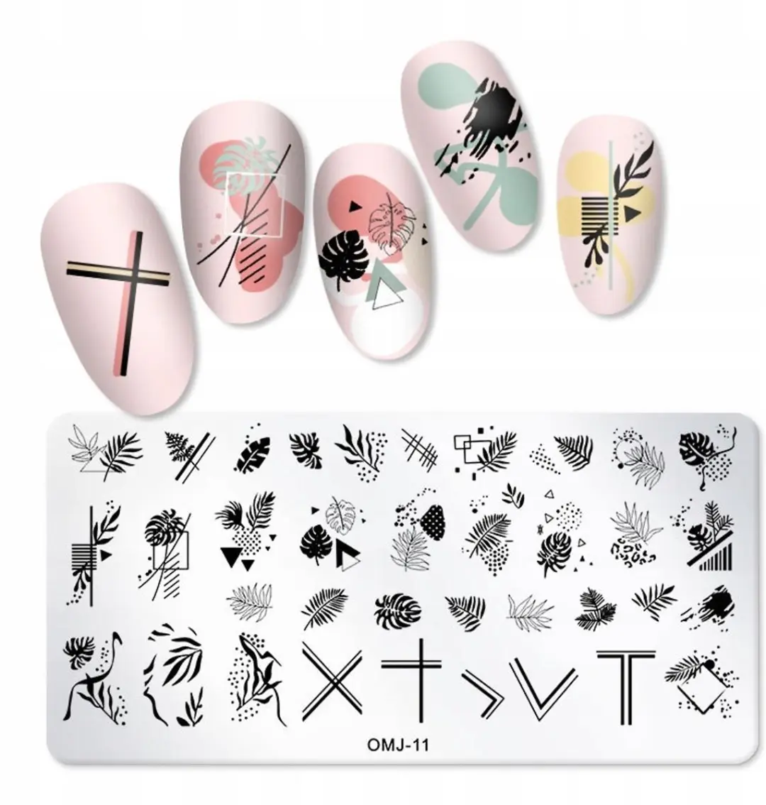 Born Pretty OMJ-11 Nagelstempel Plectrum