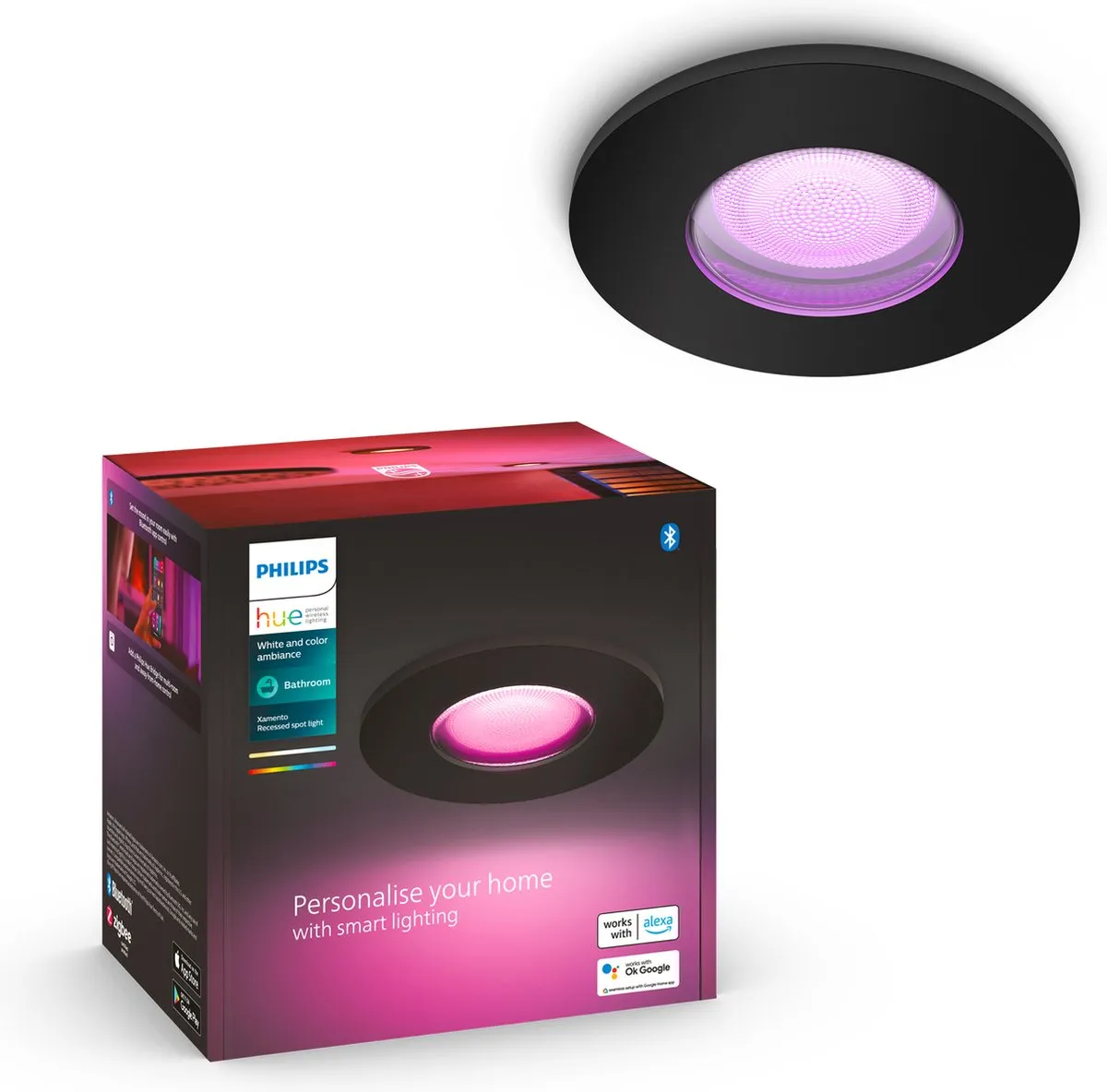 Philips Hue Xamento Inbouwspot RGBW