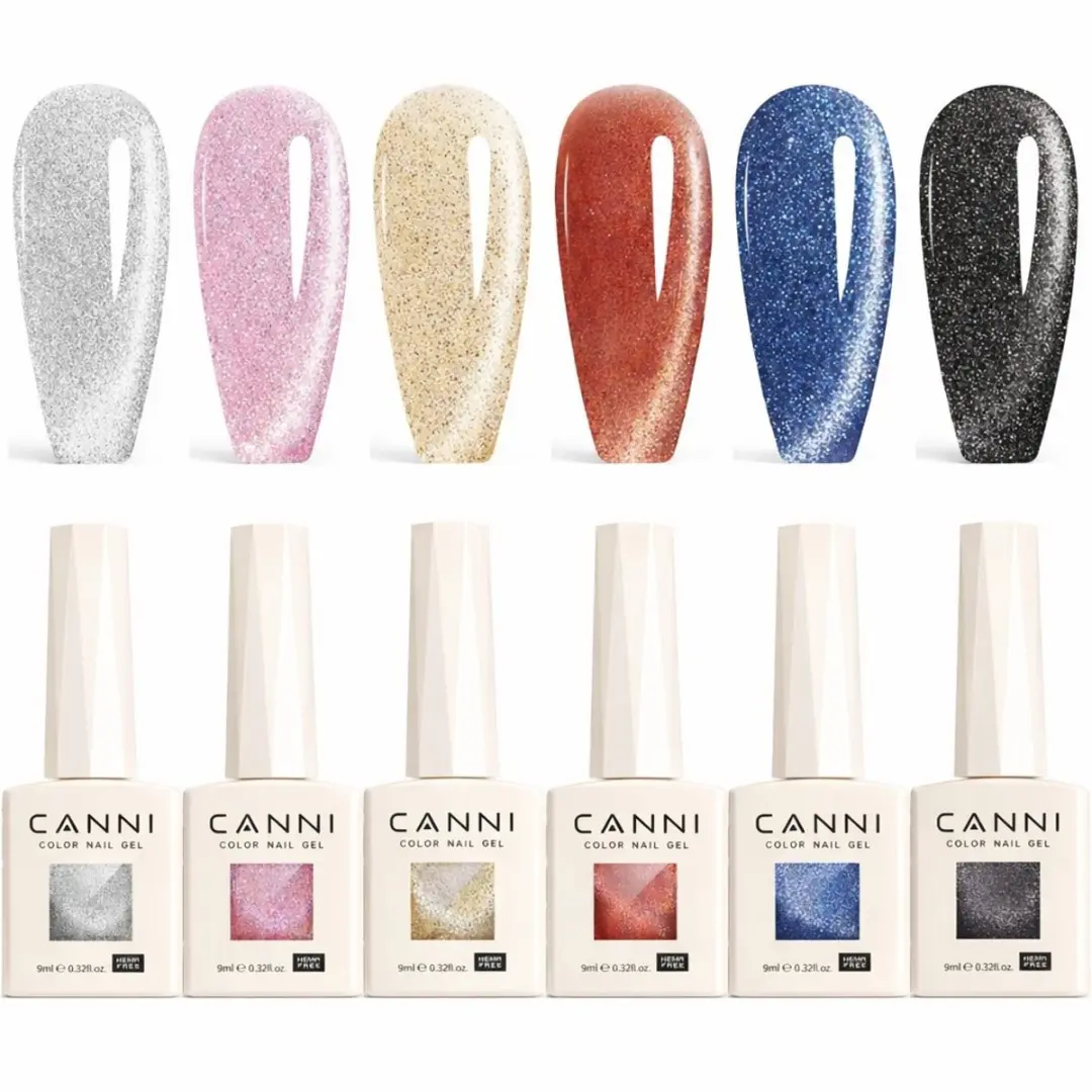 Canni Cat Eye Gellak Set 6x10ml - 8042/8043/8045/8046/8047/8048