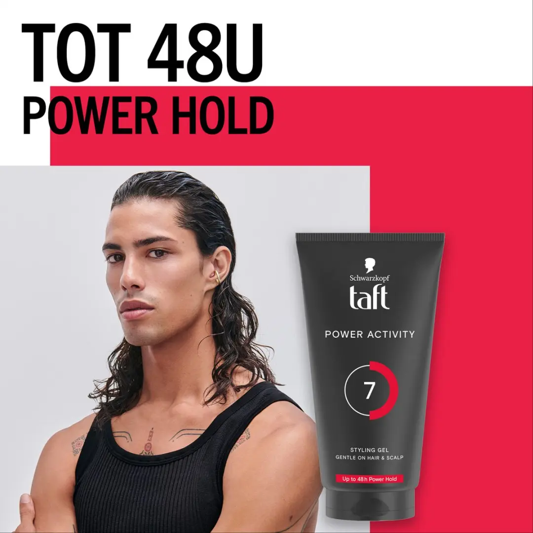 Taft Styling Gel Power Active Haargel - 6x150ml