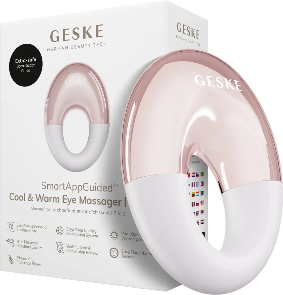 GESKE SmartAppGuided Oogmassager 7-in-1 - Purple