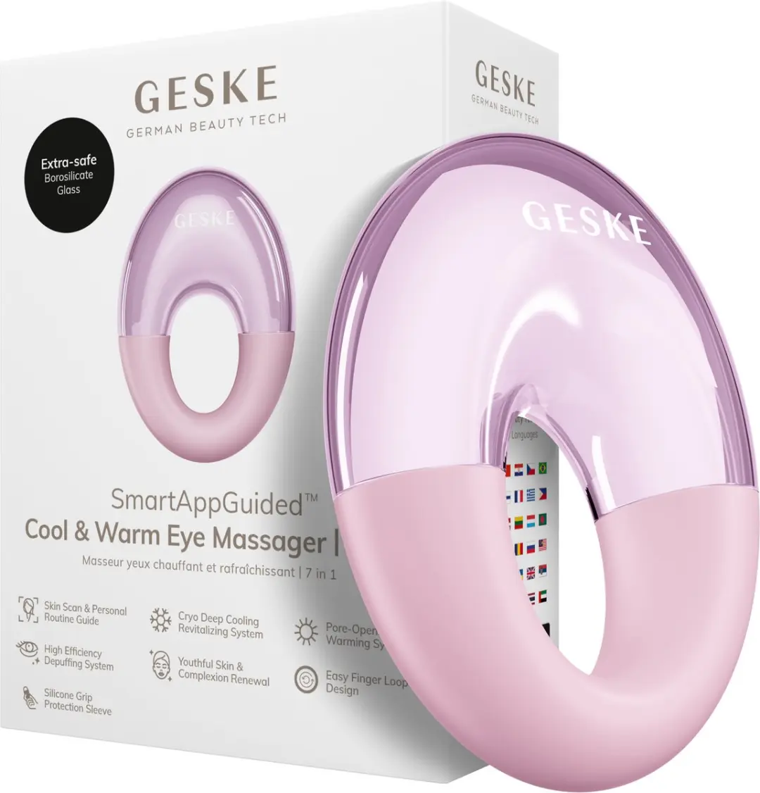 GESKE SmartAppGuided Oogmassager 7-in-1 - Purple