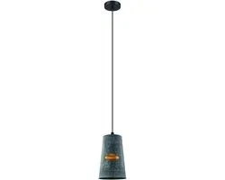Eglo Honeybourne Hanglamp E27 - Staal Zwart/Goud