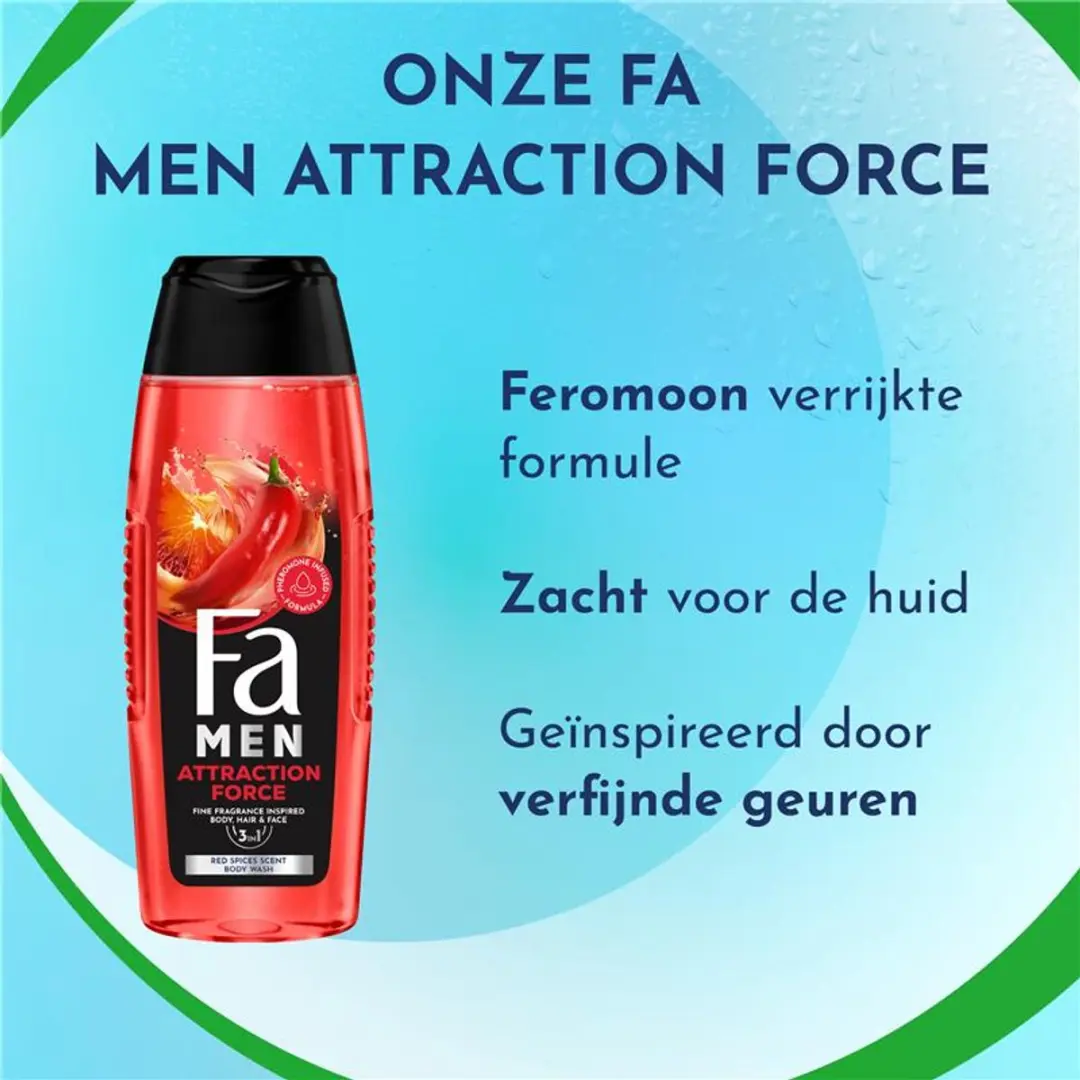 Fa Attraction Force Douchegel 12x250ml
