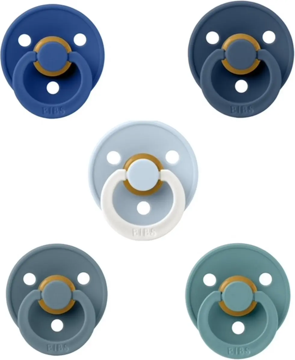 BIBS Fopspenen 6-18 Maand Set 5 Stuks