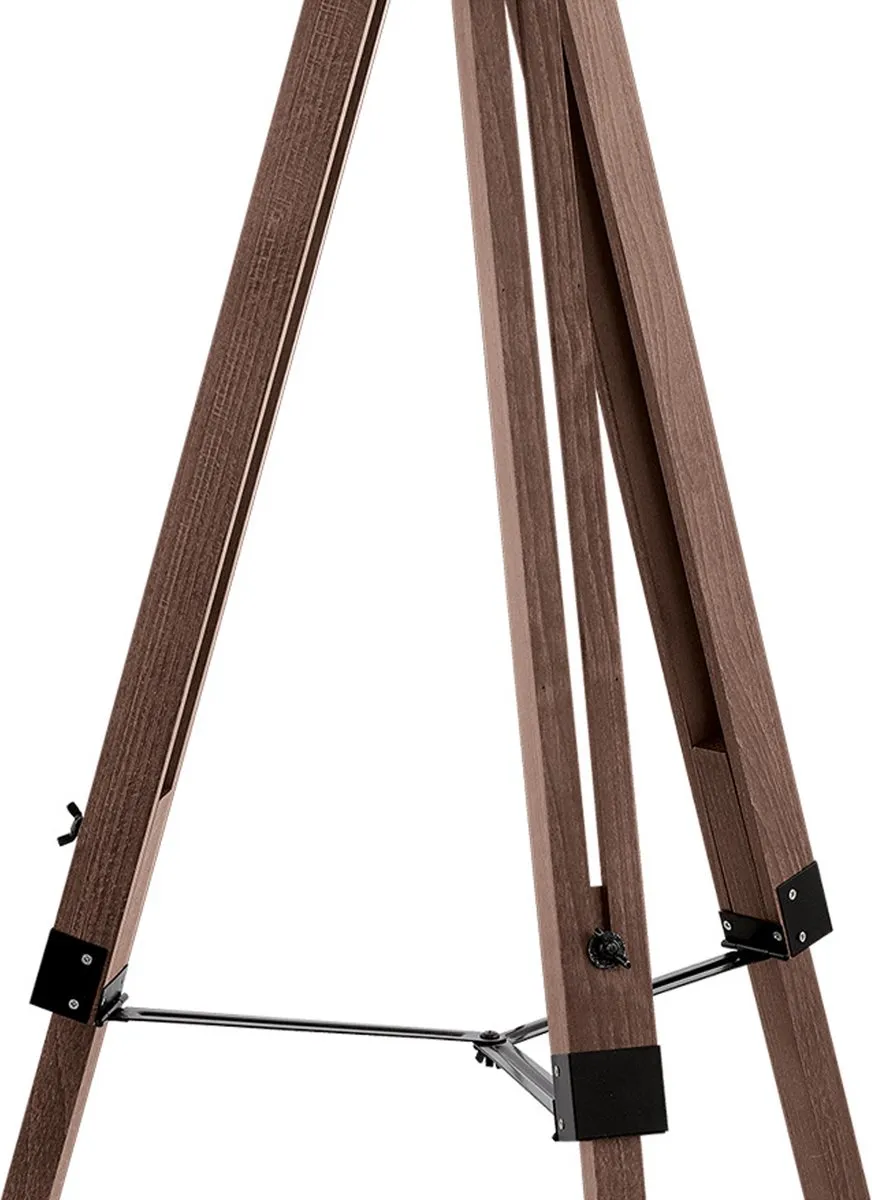 Eglo Lantada Vloerlamp 143cm - Hout - Taupe