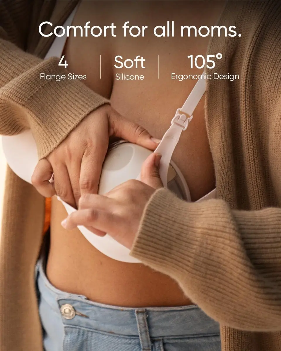 Eufy Baby S1 Draagbare Borstkolf - Beige - afbeelding 6 van 6