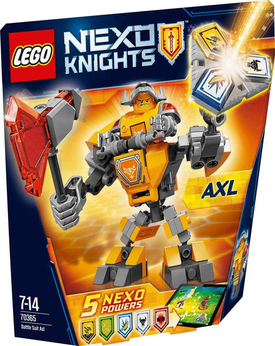 LEGO Nexo Knights Strijdharnas Axl 70365