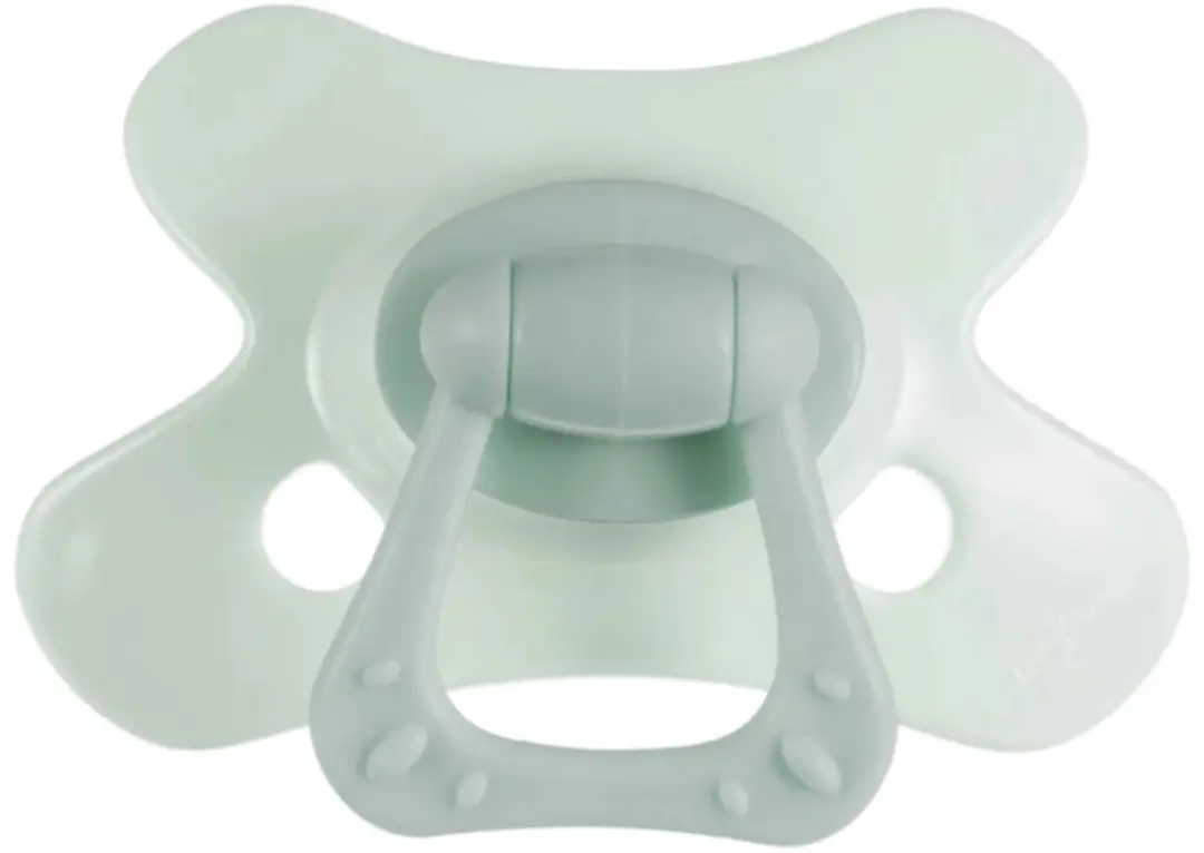 Difrax Fopspeen Natural 6+ Mnd Grijs - 2 Stuks
