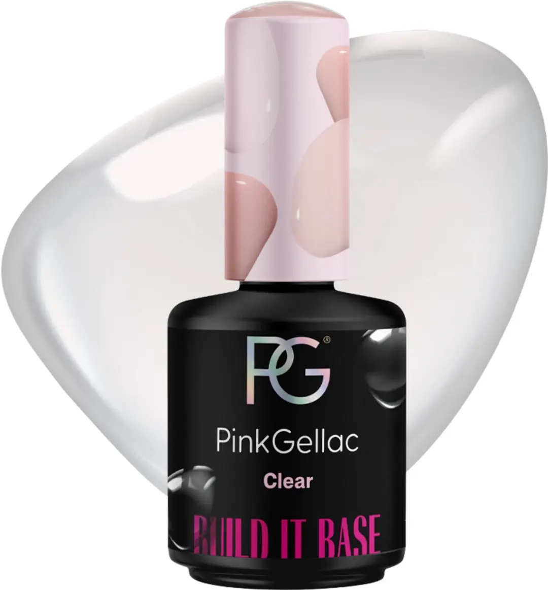 Pink Gellac Builder Gel Clear 15ml