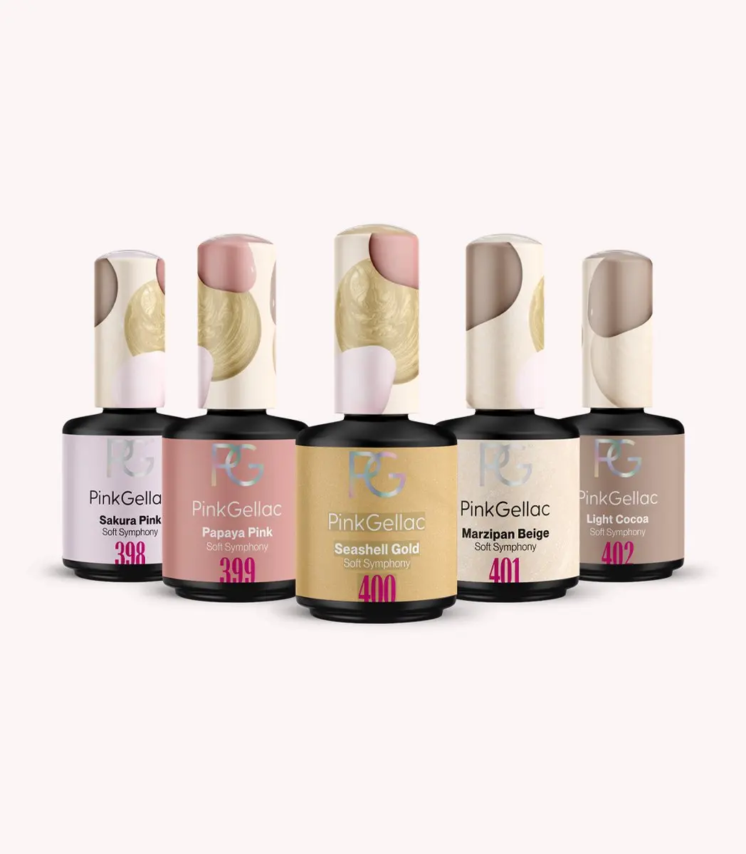 Pink Gellac Soft Symphony Gellakset 75ml - 5 Kleuren