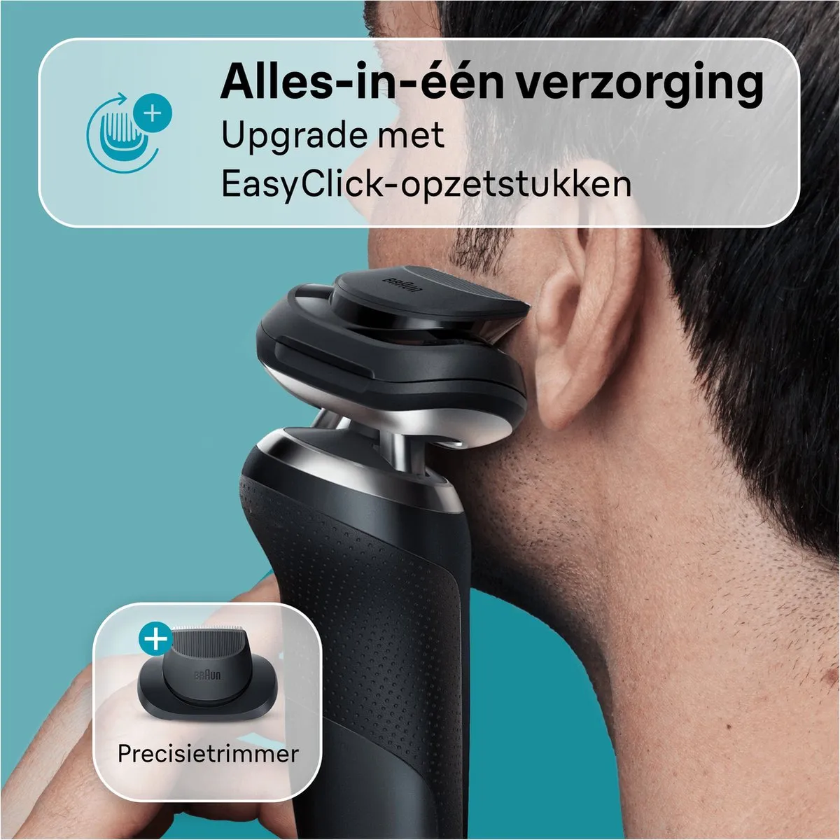 Braun Series 7 71-N1200s Elektrisch Scheerapparaat - 3 Mesjes - Zwart