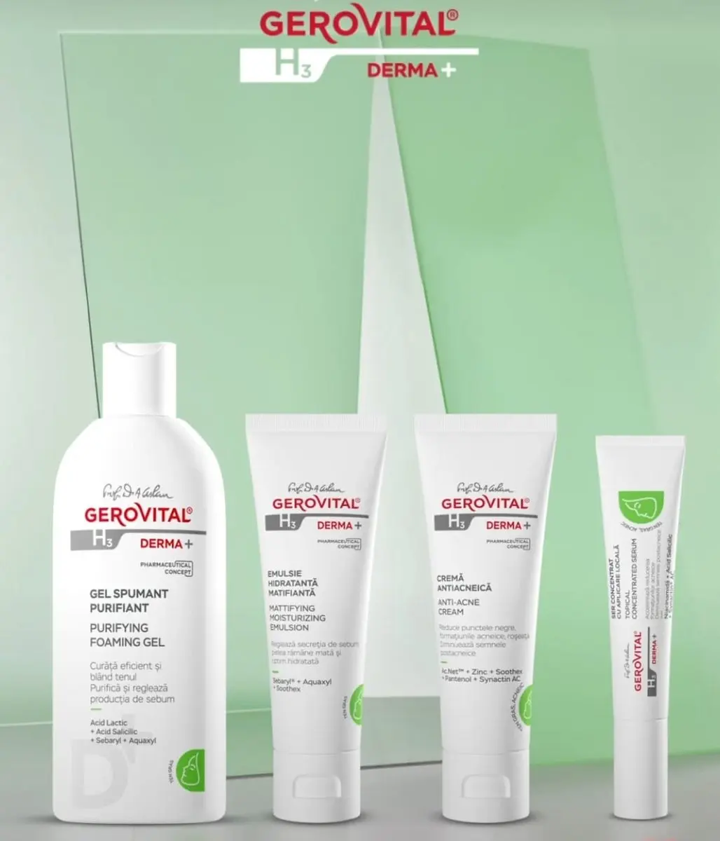 Gerovital H3 Derma Anti-Acnecrème Zink 50ml