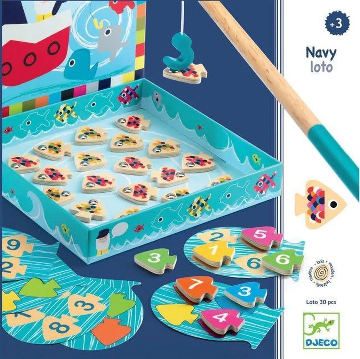 Djeco Navy Loto - Multi Color